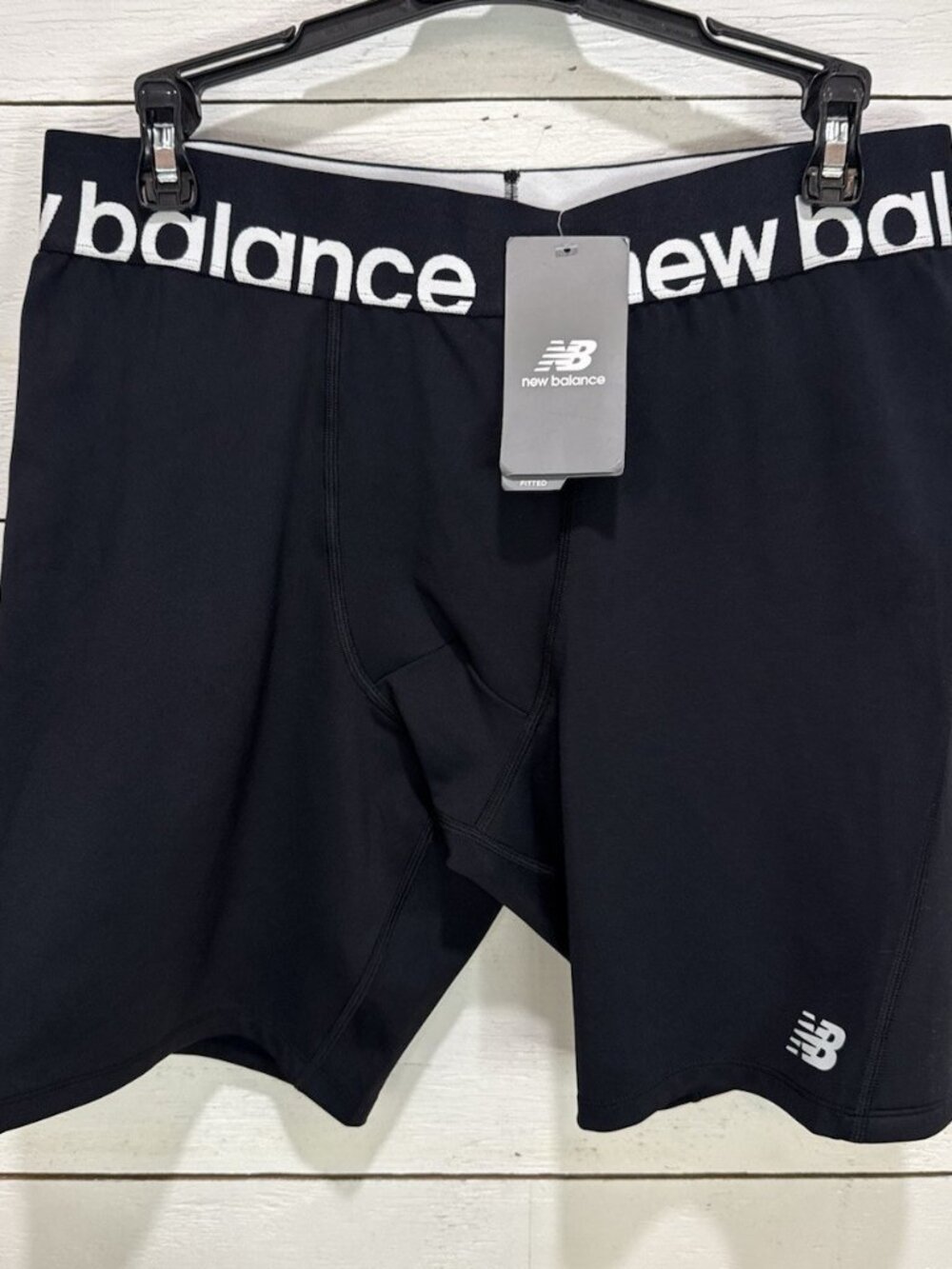 New Balance Sliding Short Padded Compression Baseball Black Men's XL MS51701